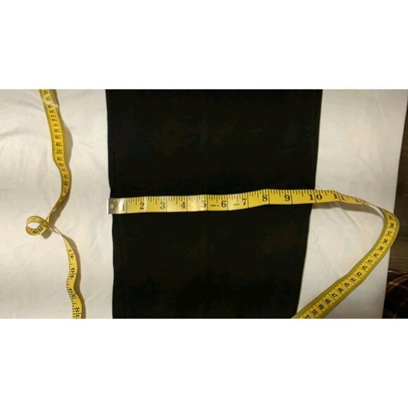 Fashion Bug Trousers 22WP 22 Petite Black Academia Preppy Office NWT 40wx26L VTG - Picture 9 of 10